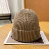 Зимняя универсальная теплая шапка с защитой ушей, однотонная, тонкой вязки, для большого обхвата головы и с эффектом формирования лица, маленькая холодная шапка