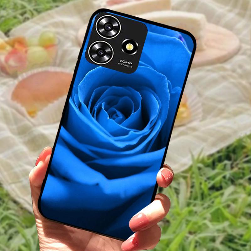 Для ZTE Blade V50 Умный Чехол-Крышка Силиконовый Мягкий Мраморный Черный Бампер Funda Coque для ZTE V50 Дизайн 4G Защитный V50Smart