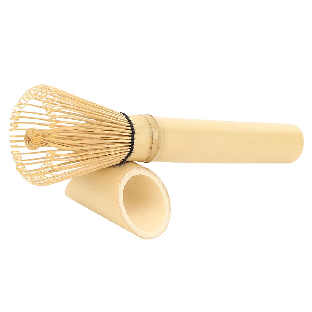 Натуральный бамбуковый часен венчик для матча зеленого чая длинная ручка кисть для пудры инструмент белый