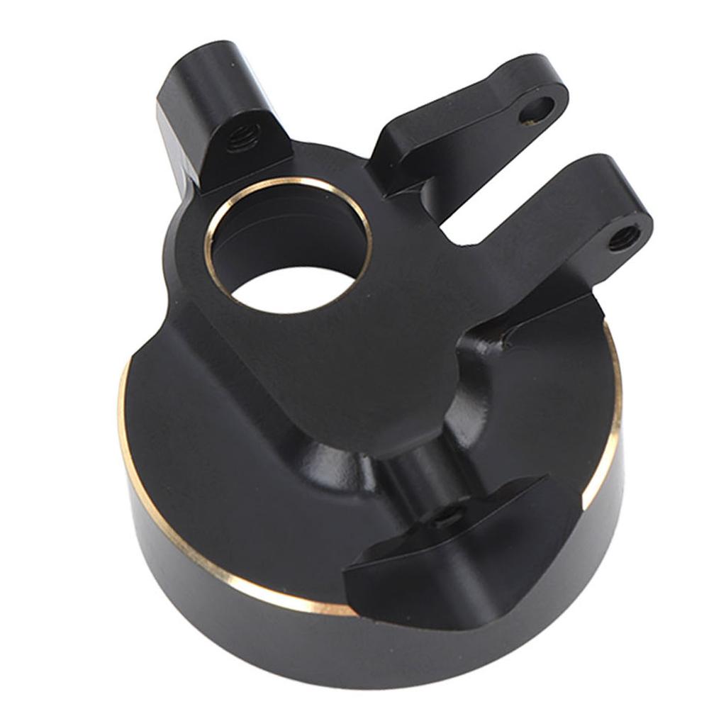 2Pcs Brass Front Steering Knuckles 110 RC Car Steering Knuckles for Axial Capra SCX10 III AR45P