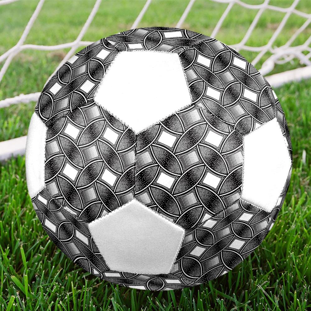 1pc Abstract Geometric Durable Soccer Ball/Football, Size 5, Perfect for Training, Entertainment And Competition,Gift yy26060631