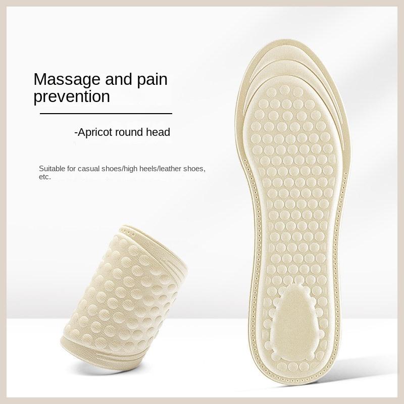 Модные стельки 2 в 1, Т-образные губчатые, износостойкие, стикеры для пяток, анти-капля, дышащие, впитывающие пот, массажные подушечки для ухода за ногами, массажные подушечки для обуви