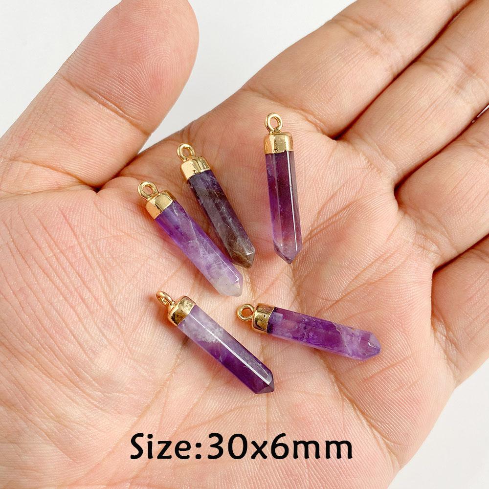 2 шт. подвеска из натурального камня аметисты нерегулярные фиолетовые кварцевые хрустальные бусины подвески для изготовления ювелирных изделий своими руками аксессуары для ожерелий