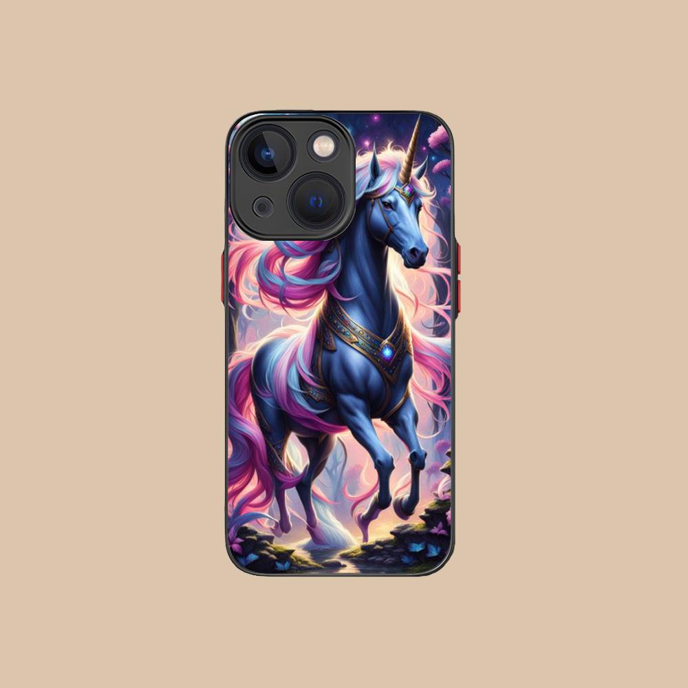 Фантазийный чехол для телефона с единорогом для iPhone 17 16 15 14 13 12 11 X XR XS 8 7 Air Pro Max Plus Mini Цветной силиконовый чехол