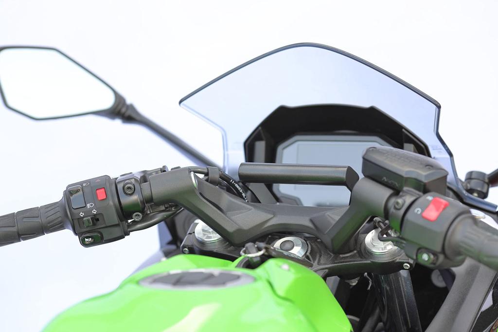 Детали для велосипеда Kijima Stay Handle Mount Bar Steel Ninja 650 Black ('17-) 22,2мм 204-0644