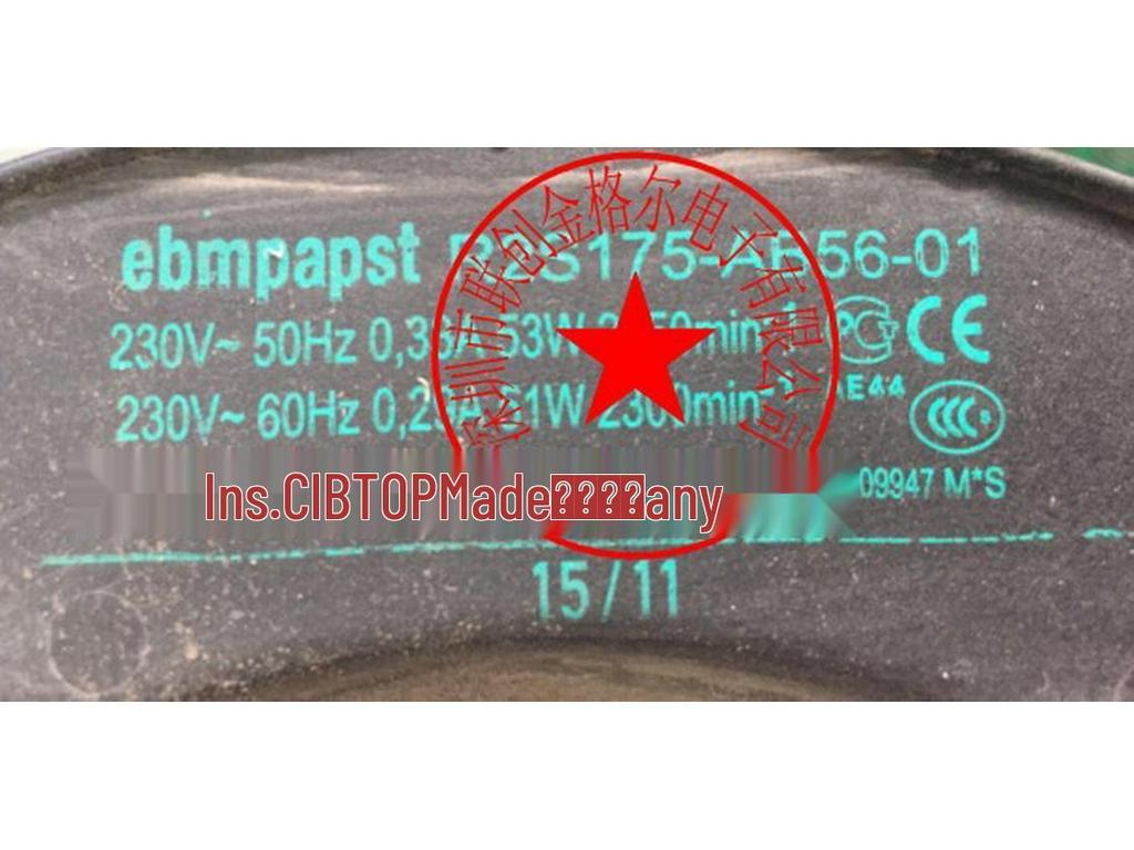 RX175-AB56 Fan Series: Models 56, 01, 21