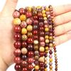 Модный натуральный камень Мукаит Яшма Шарм свободные бусины DIY круглые бусины ювелирные аксессуары