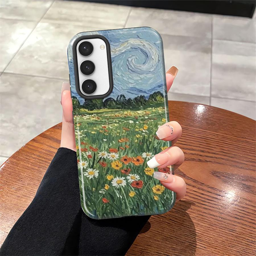 Чехол для телефона для Samsung Galaxy S25 S24 Ultra S20 FE S23Ultra A26 A56 A16 S25Ultra A36 S23 Мягкий чехол Capa Ван Гог Модный