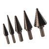 Набор из 5 ступенчатых сверл 316 до 1?38-дюймовые конусные сверла из карбида для дерева, металла, пластика