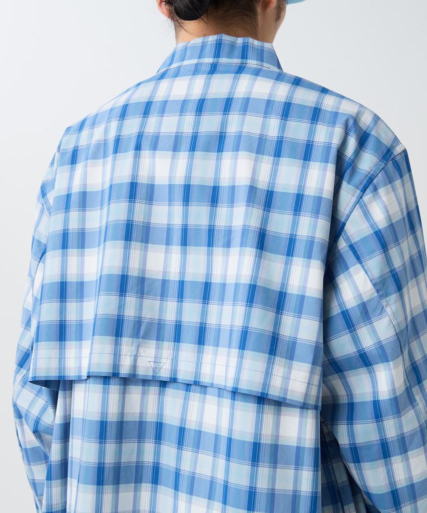 Snow Peak Fade Check Breezy Shirt Long Size M SH-26SU002 - Tops, Shirts, Sleeve, Men's & Women's, GREIGE,