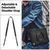 For iPad (2025)/10.9 (2022) Case PC+TPU Kickstand Tablet Cover with Pencil Holder,Shoulder Strap