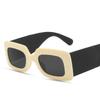 Европейско-американский стиль Женские солнцезащитные очки Прямоугольная форма Широкая дужка Женские солнцезащитные очки Новые стильные Мужские солнцезащитные очки