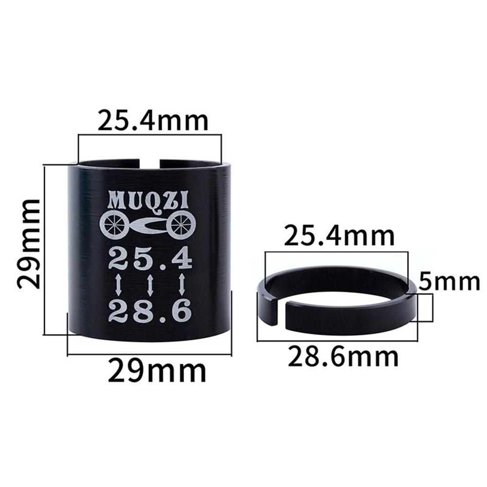 Gasket Aluminum Zinc Zinc Alloy Bike Front Fork Shim Conversion Sleeve Bicycle Stem Reducing Sleeve Reducer