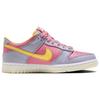 Nike Dunk Замшевые Спортивные Комфортные Прочные Дышащие Низкие Детские Кроссовки Детские кроссовки Фиолетовый Розовый DH9765-500