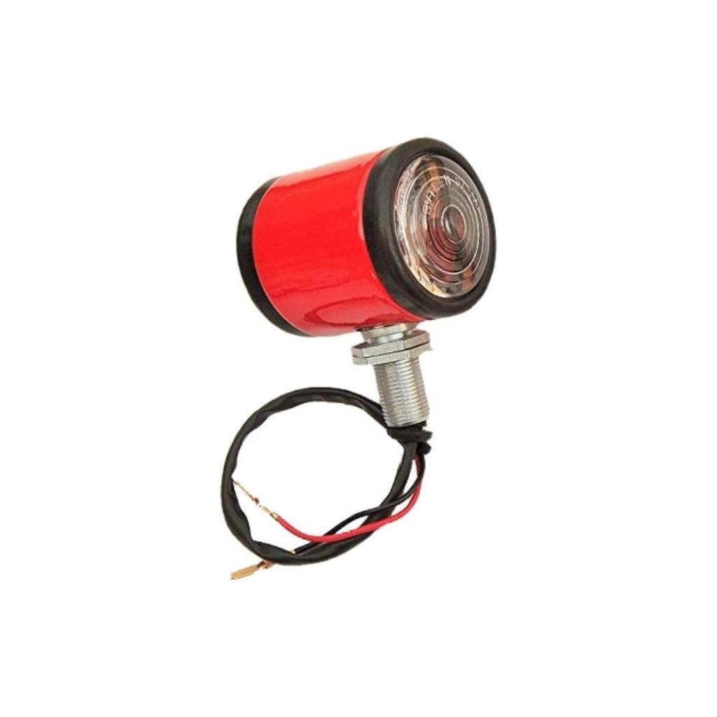 APSMOTIV Headlights+Butler with 12v Bulb for David Brown 700 800 900 1200 Massey Ferguson Tractor 35 35X 65 765 IH Tractor B250 B275 B414 B444 (Red)