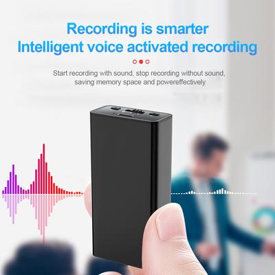 900-часовой компактный диктофон с активацией звука, 8G-64GB аудиорекордер