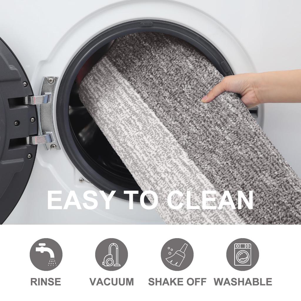 Kitinjoy Door Mats Indoor For Front Back Door Machine Washable Soft Doormats Dirt Trapper Door Mat Super Absorbent Entrance Rugs