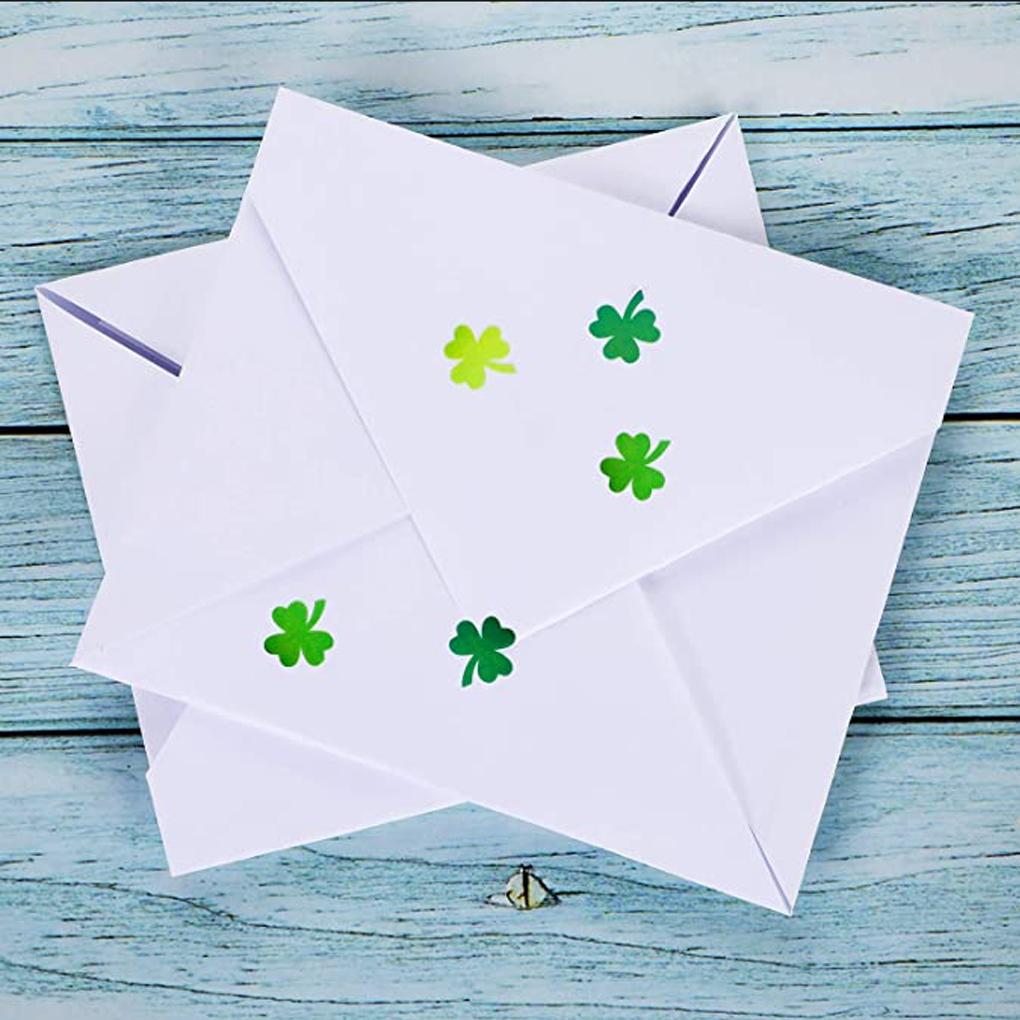 Упаковка 20 шт.. Наклейки на День Святого Патрика Shamrock Party Долгосрочное использование для фотоальбома Творческие поделки своими руками Конверты Наклейки