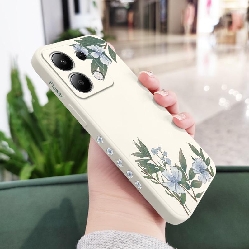 Чехол для телефона "Цветы встречи" для Xiaomi Redmi Note 15 Pro Plus 4G 5G Силиконовый чехол