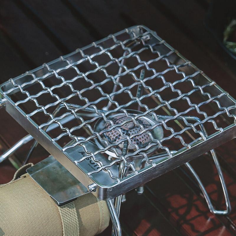 Мини-складной гриль, сетчатая походная плита, печь для барбекю, подставка для гриля, инструмент для приготовления пищи на открытом воздухе, барбекю, пикника