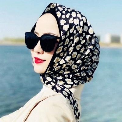 Солнцезащитный платок для женщин, весна-лето, многофункциональный модный чехол, универсальный элегантный платок, шляпа, платок, солнцезащитный шелковый шарф с капюшоном