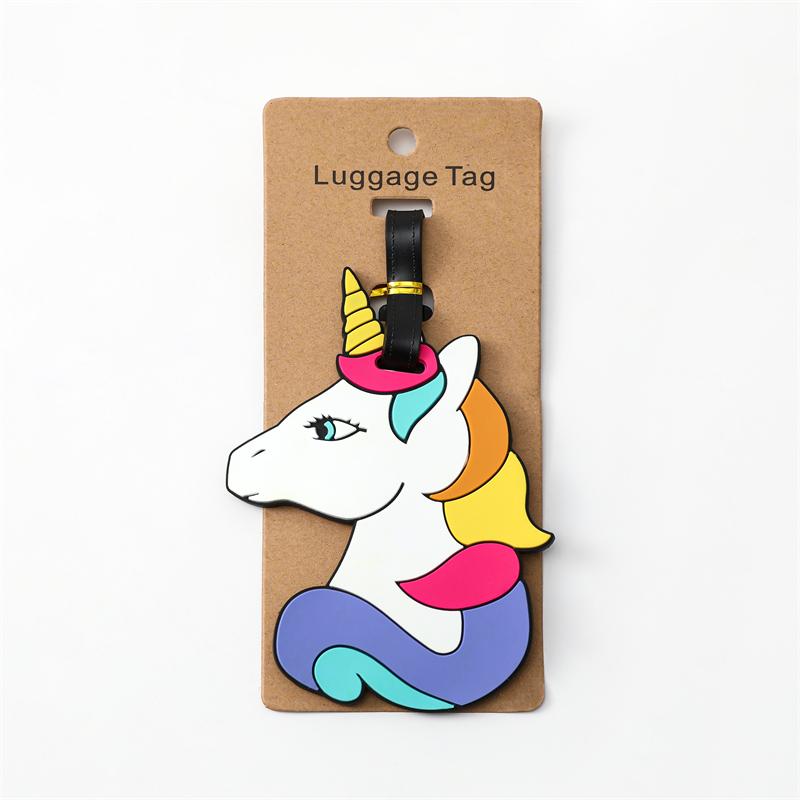 Дорожные аксессуары Бирка для багажа Креативная Корги и Кот Чемодан Модный стиль Портативные дорожные подвесные бирки и знаки против потери