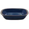 Mino Ware Heat Resistant Pottery Gratin Dish Tricolor Navy Width Approx. 18 X Depth 12 Cm Microwave Oven Safe Made In Japan 509-13