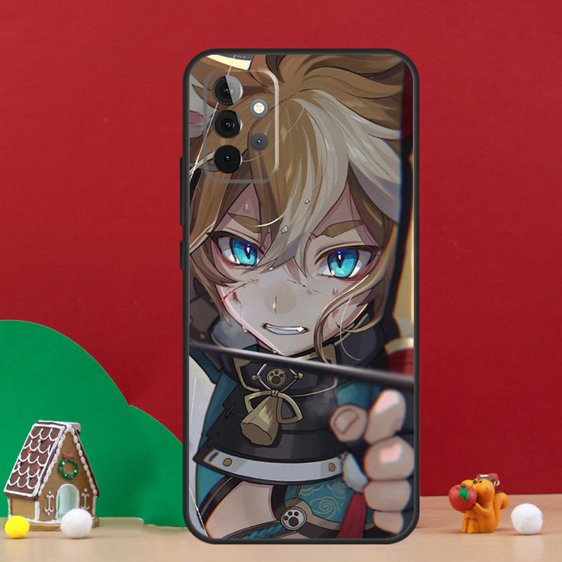 Чехол Genshin Impact Горо для Samsung Galaxy A17 A06 A16 A56 A36 A54 A34 A14 A52 A32 A13 A23 A33 A53 A15 A35 A55