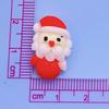Cartoon Christmas Bell Resin Accessories Diy Cream Glue Hairpin Mobile Phone Case Shoe Buckle Christmas Tree Decoration