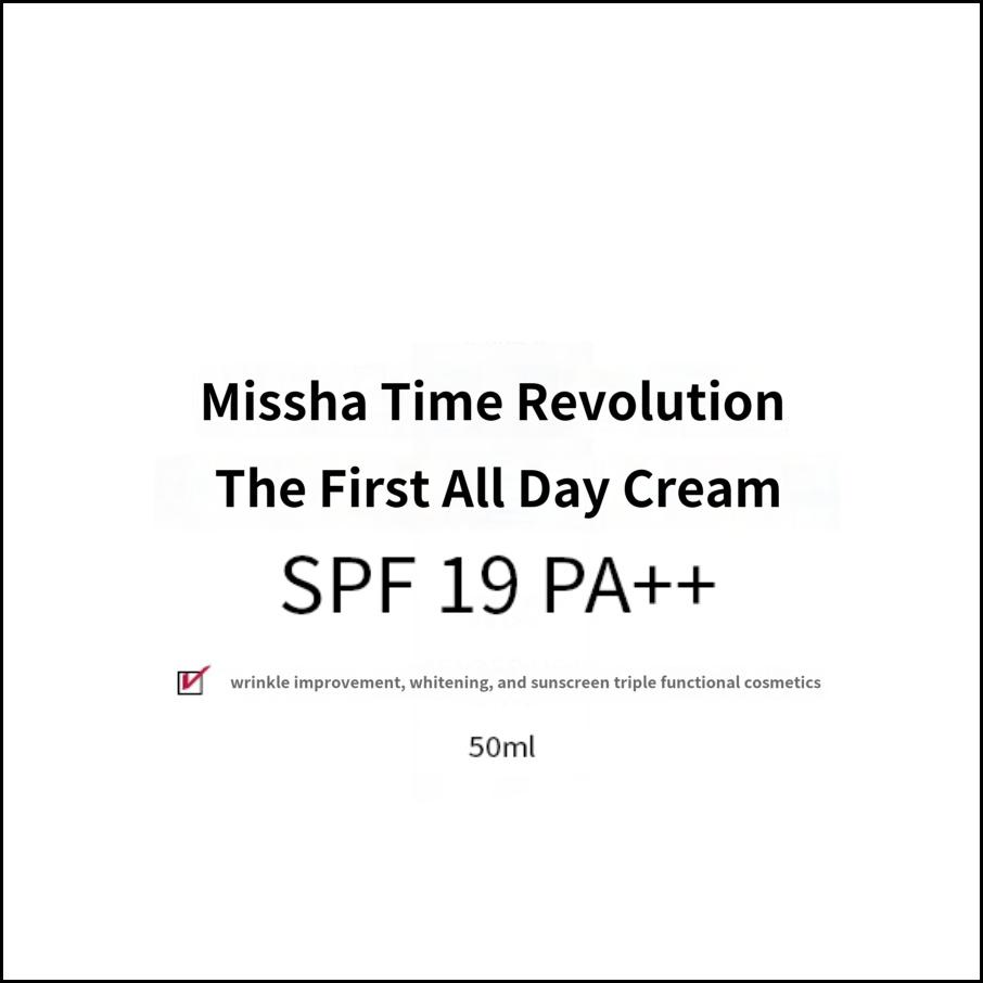 MISSHA Time Revolution The First All Day Cream 50 мл Легкий ежедневный увлажняющий крем для сияющей кожи