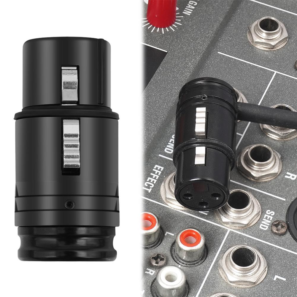 Кабель XLR микрофонный аудио штекер-штекер/гнездо-гнездо с ключом 3-контактный угловой 90 градусов для микрофонного микшера