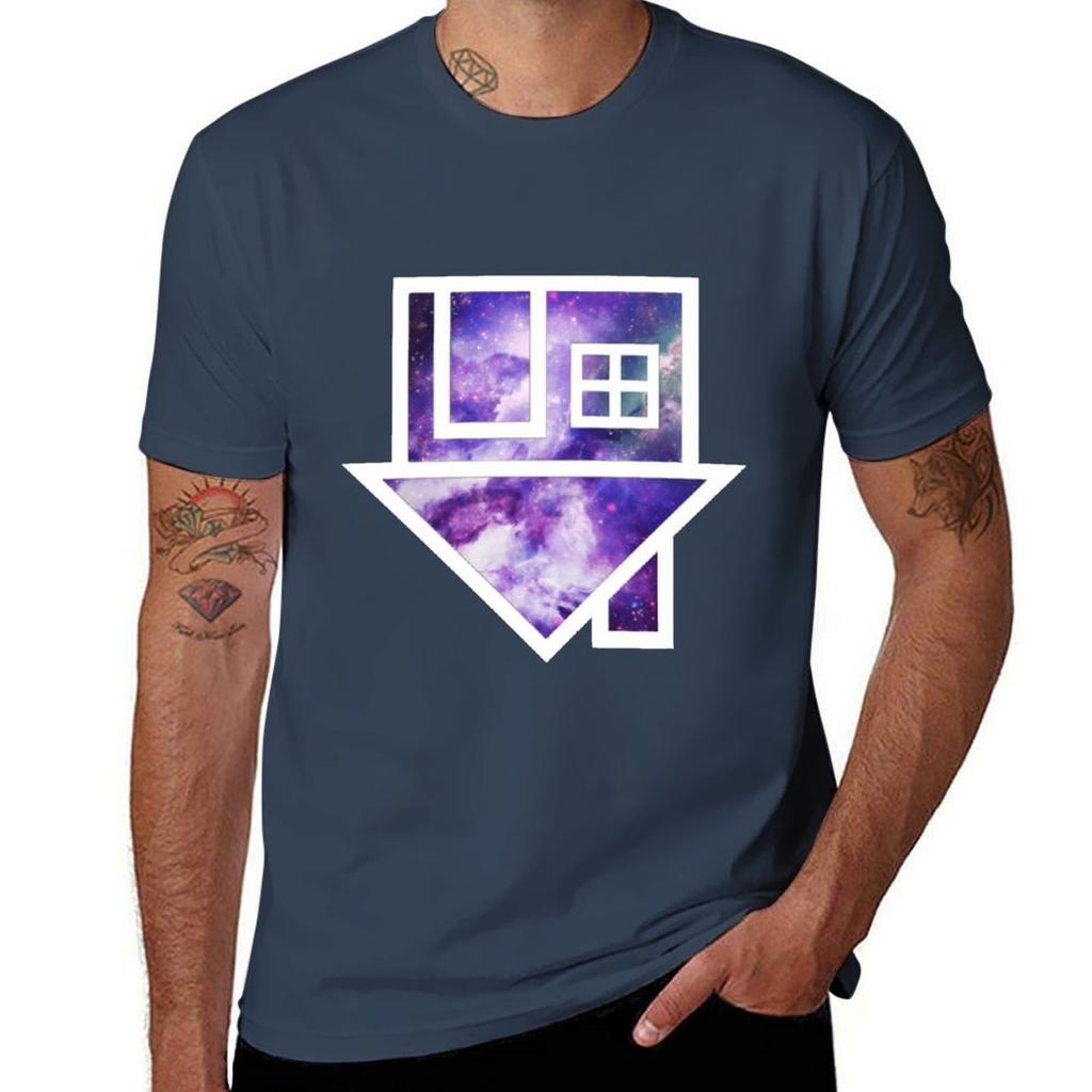 The Neighbourhood Logo (Galaxy Print) Tshirt Casual Everyday Short Sleeve Tshirt