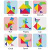 Магнитная 3D-головоломка Jigsaw Tangram Game Монтессори Learning Обучающие настольные игры для рисования Игрушка в подарок для детей Головоломка