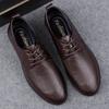 Fashion Italian Men's Dress Shoes High Quality Fashion Genuine Leather Luxury Designers Outdoor Breathable Formal Wedding Mens Shoes