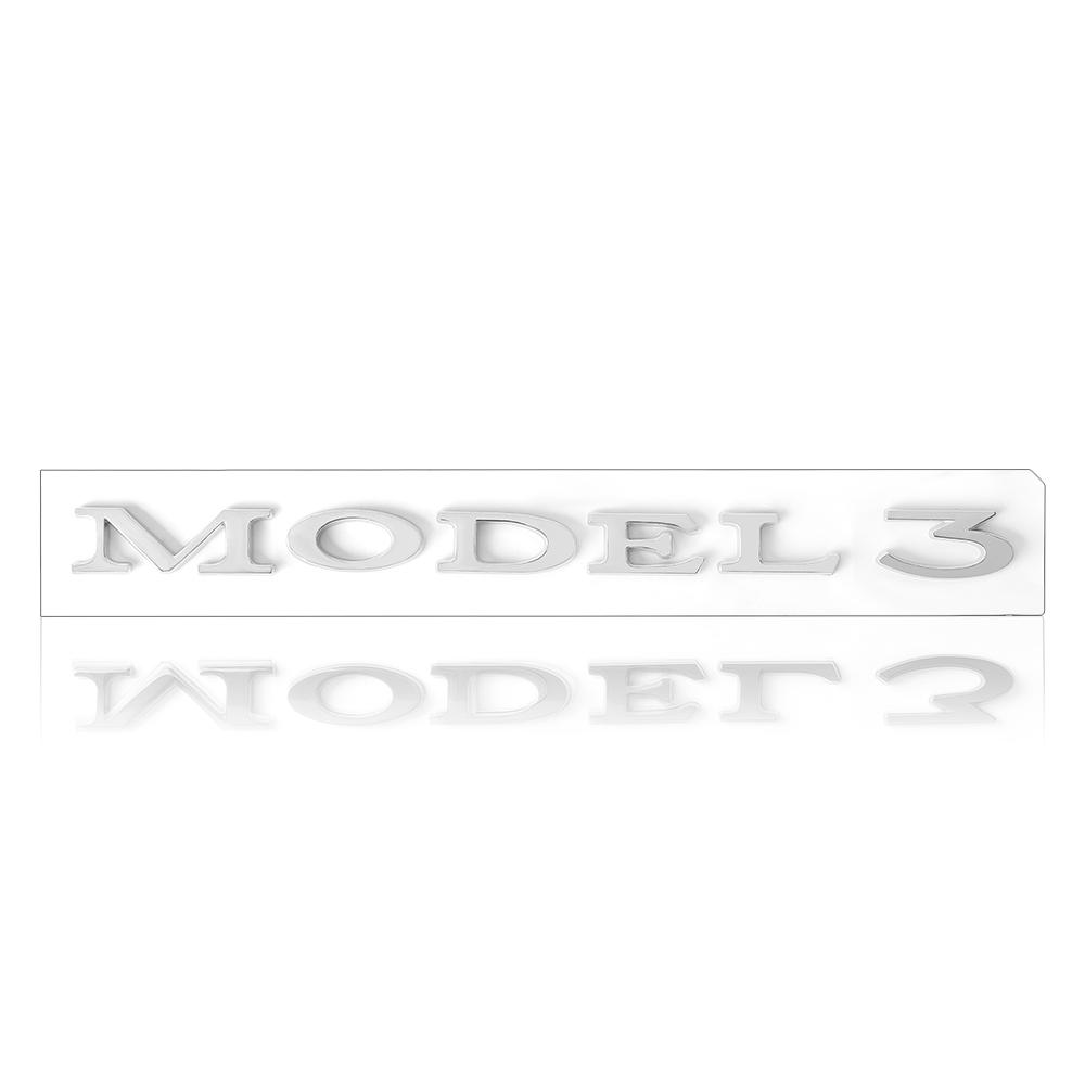 Car Original ABS Letter Logo Rear Tailgate Trunk Emblem Stickers For Tesla MODEL 3 MODEL Y SpaceX DUAL MOTOR Model S Model X