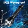XHP70 Профессиональный 50M Дайвинг-фонарь IPX8 Водонепроницаемый Подводный фонарь Магнитный переключатель Фонарь для дайвинга для подводного плавания Аварийный