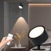 Вращающийся на 360° светодиодный настенный светильник, перезаряжаемый, RGB и 3 цвета, магнитный светодиодный прожектор, сенсорное дистанционное управление для освещения спальни и гостиной