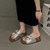 Fan Jieya Slippers Women Wear High-end Silver Platform Fairy 2025 New Summer Evening Shoes Sandals
