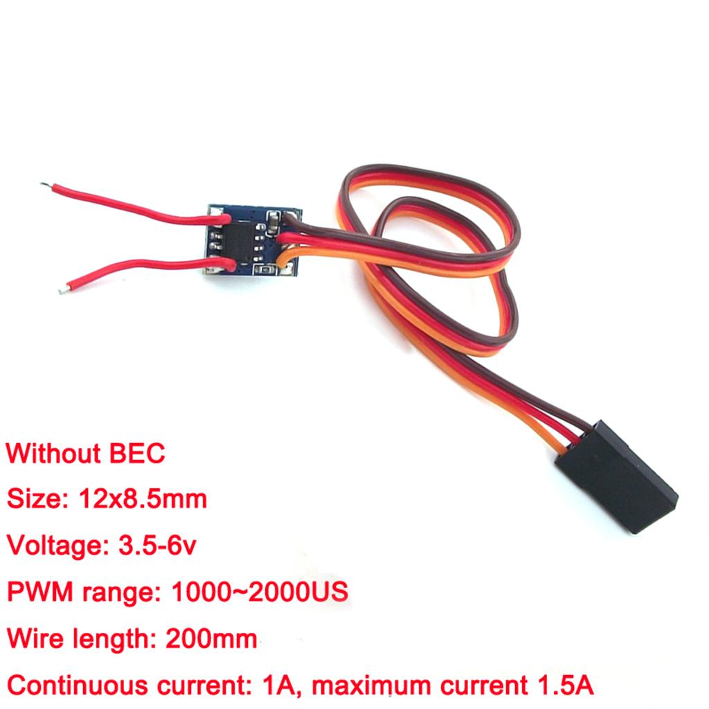 Winch Control Circuit Board Bidirectional Positive and Negative Brush for 360 Degree Continuous Rotation Steering Gear