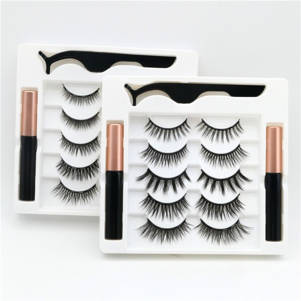 Инструменты Магнитные ресницы и набор подводки для глаз 3D Накладные ресницы Наращивание ресниц Пинцет