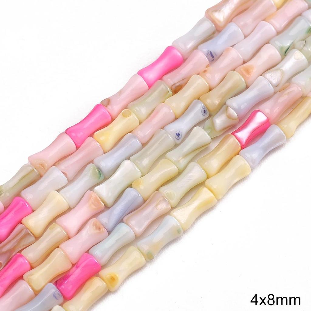 Natural Seashell Moon Round Star Beads For DIY Necklace Bracelet Earrings Jewelry Making