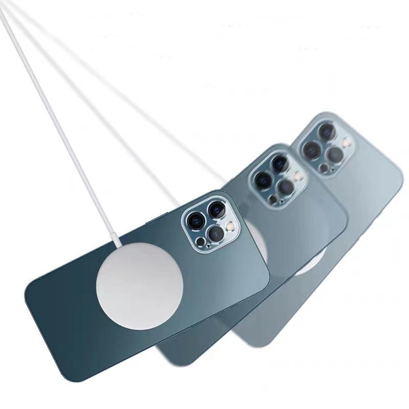 Magsafe Magnetic Wireless Charging Clear Case For iPhone 14 13 12 11 Pro Max Mini X Xs XR 7 8 Plus SE 2020 Soft Silicone TPU Cover