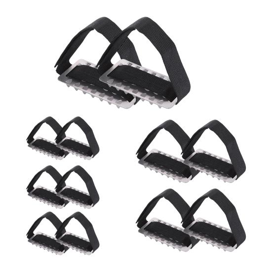 2/4/6 шт. Ледоступы для обуви Кошки с 26 стальными шипами Регулируемая ручка Зимняя ходьба Лед Снег Тяговые накладки Нескользящие Шипы для обуви Ботинок Захваты