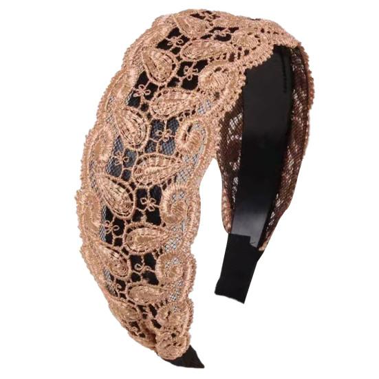 Украшение для прически, головные уборы, шикарная высокая прочность, нежная кружевная вышивка, женская повязка на голову