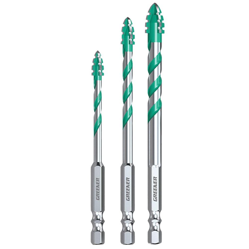 Serrated Eccentric Drill Bit Four-Edged Concrete Drill Bit Set Tile Drill Bit Drilling Tool