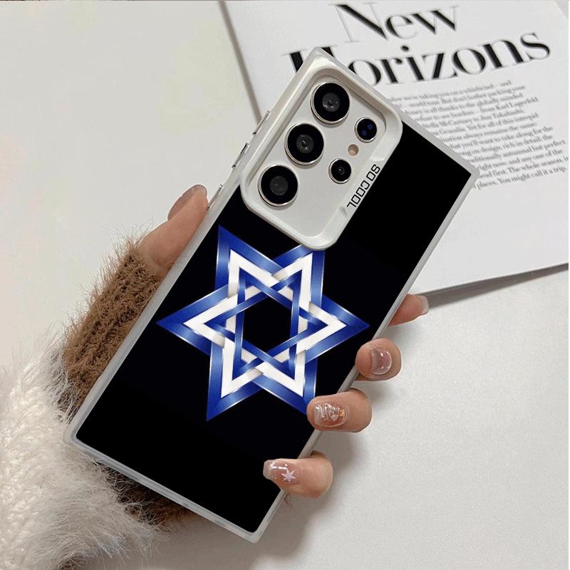 Чехол для телефона David Jewish Star Symbol Ударопрочный для Samsung Galaxy S26 Edge S25 Ultra S24 FE S23 Plus S21 Чехол Противоударный Fundas