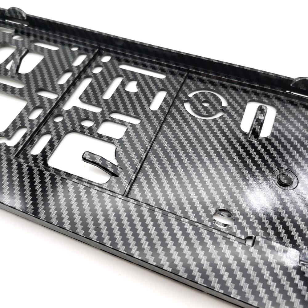 Car European License Plate Frame License Plate Holder For ES DE RU PL License Plate Numbers Auto Accessories For VW Honda BMW License Plate Covers