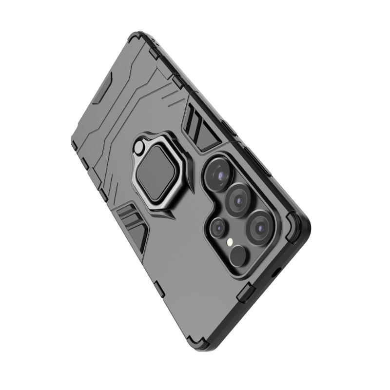 Magnetic Ring Stand Holder Armor Back Cover For Samsung Galaxy S25 Ultra S25+ Plus S25Ultra GalaxyS25 5G Phone Case
