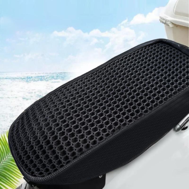 SEAMETAL Электрический дышащий летний чехол на сиденье мотоцикла, сетка 3D, подушка для велосипеда, скутера