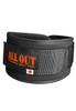ALL OUT POWER GRIP PRO Тренировочный пояс Power Belt Пояс для поднятия тяжестей All Out Muscle Training Unisex Waist (С, Черный)
